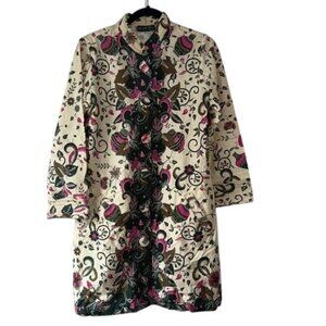 Jaka Jasmin Batik Floral Long Sleeve Jacket L